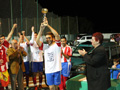 Entrega de trofeos. Tercer clasificado