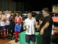 Entrega de trofeos. Campen